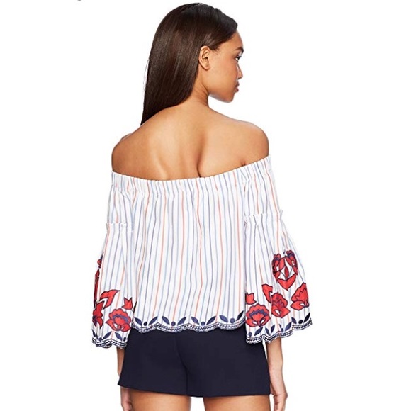 NWOT Parker Dane off the shoulder top - Picture 2 of 8